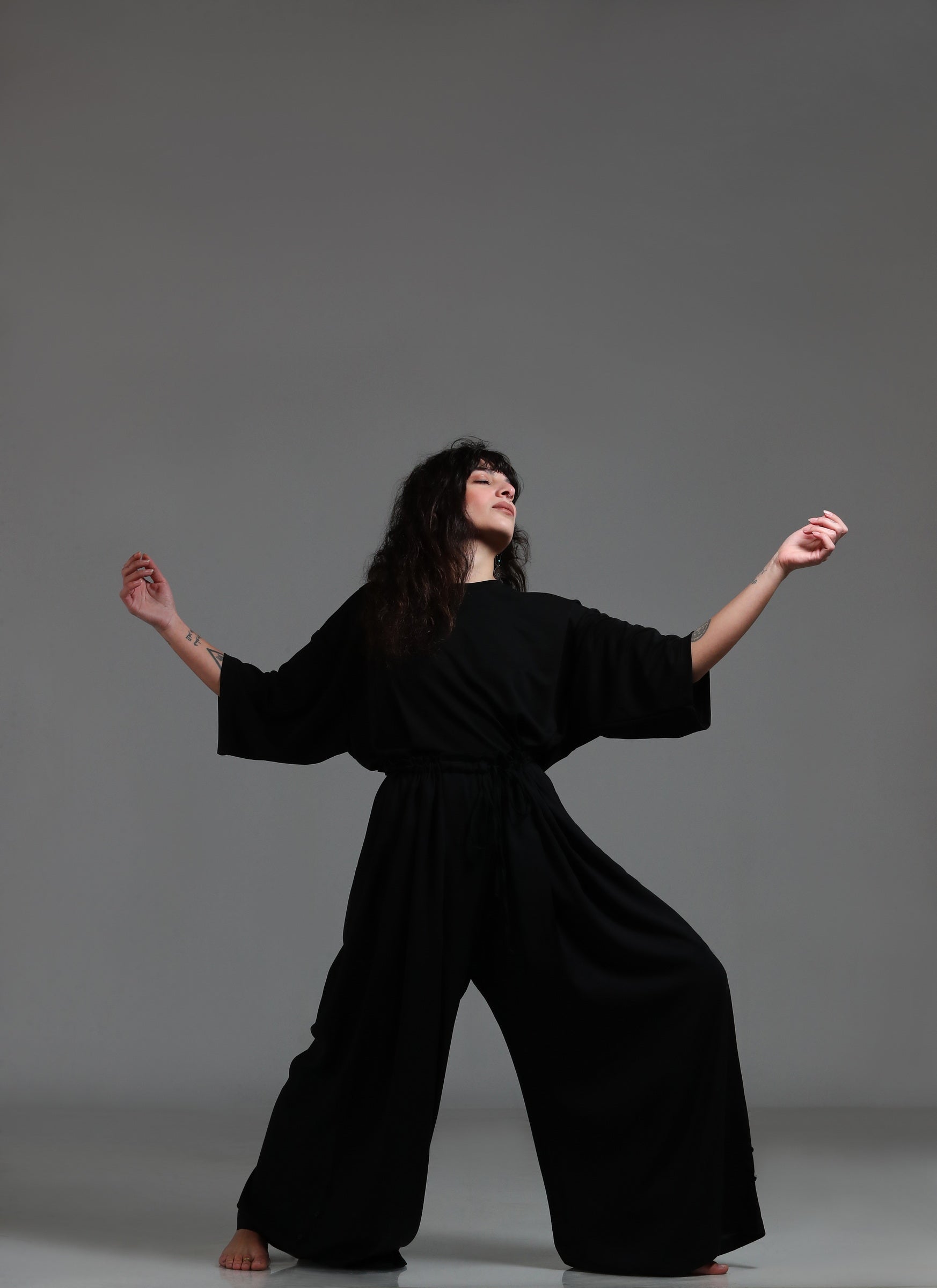 Rayon palazzo trousers